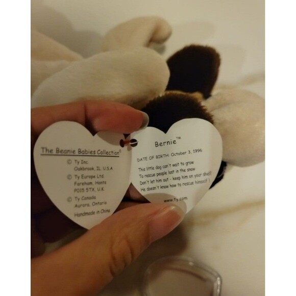 Ty Beanie Babies Bernie The St. Bernard - Picture 4 of 4